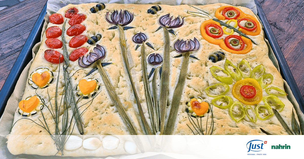 Focaccia s nahrinem